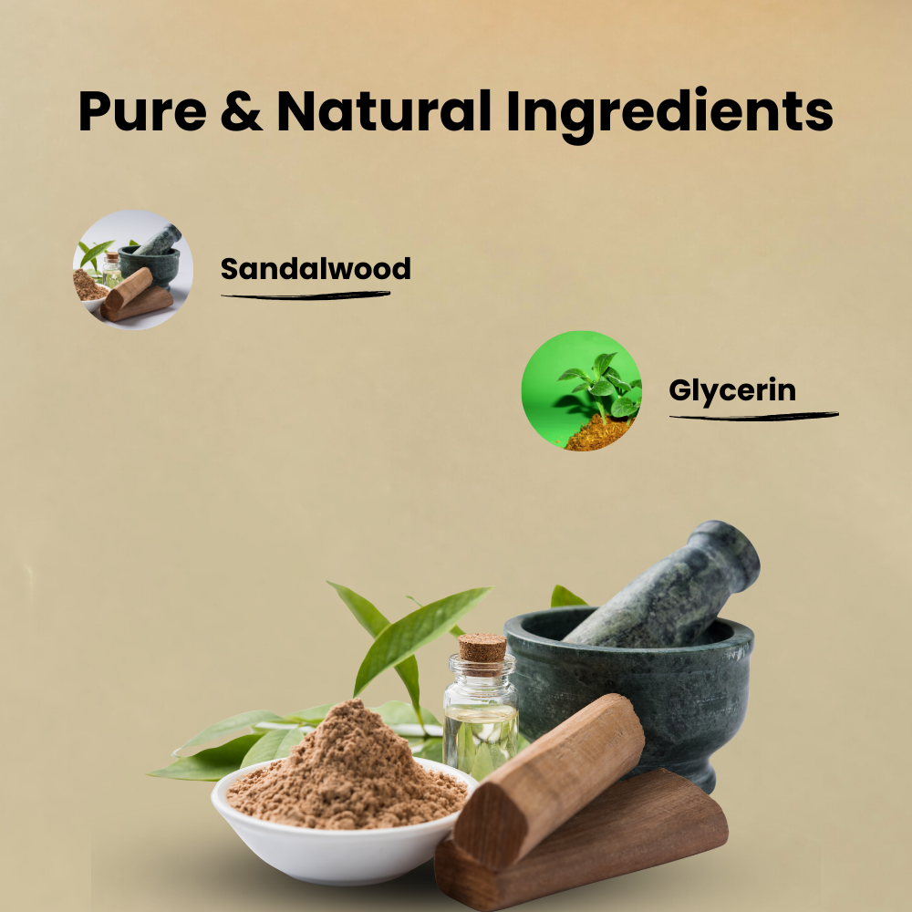 Organic Sandalwood & Glycerin Luxury Bath Bars