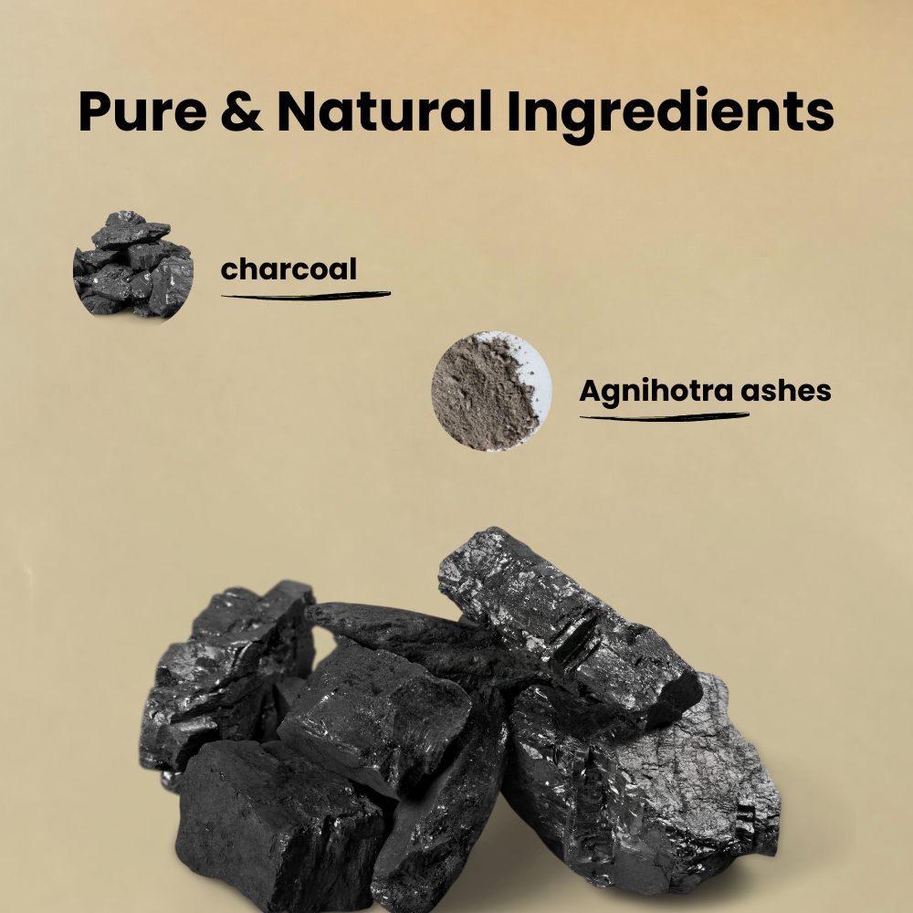 Detox Charcoal & Agnihotra Ashes Soap
